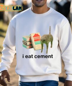 I Eat Cement Cursed Cat Shirt 3 1