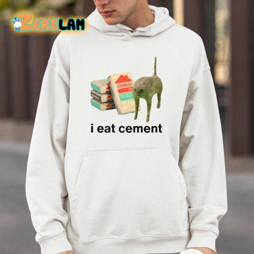 I Eat Cement Cursed Cat Shirt