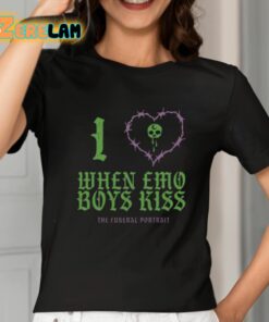 I Love When Emo Boys Kiss The Funeral Portrait Shirt 2 1