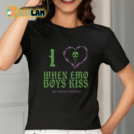 I Love When Emo Boys Kiss The Funeral Portrait Shirt