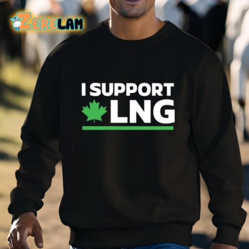 I Support Canadian Lng The World Needs More Canadian Energy Shirt