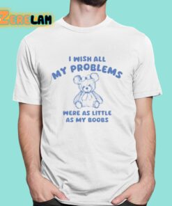 I Wish All My Problems Were As Little As My Boobs Shirt