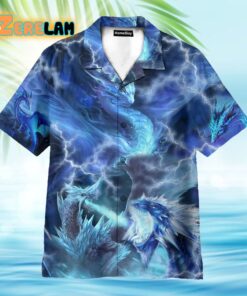 Ice Dragon Art Hawaiian Shirt