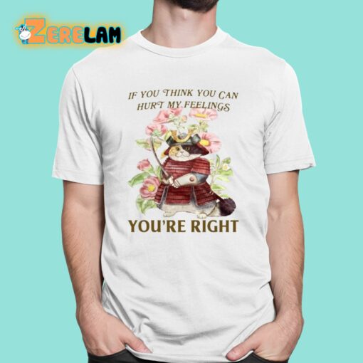 If You Think You Can Hurt My Feelings You’re Right Shirt