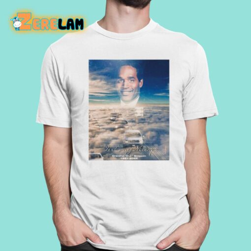 In Loving Memory Orenthal Oj Simpson 1947-2024 Shirt