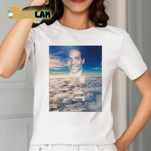 In Loving Memory Orenthal Oj Simpson 1947-2024 Shirt