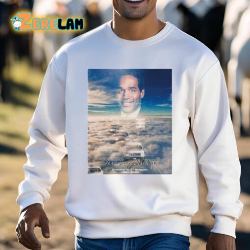 In Loving Memory Orenthal Oj Simpson 1947-2024 Shirt