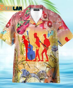 Jazz Music Funny Hawaiian Shirt