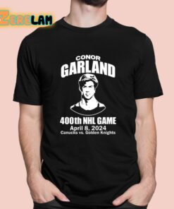Jt Miller Conor Garland 400Th Game April 8 2024 Canucks Vs Golden Knights Shirt 1 1