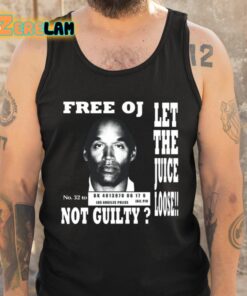 Kanye West Free Oj Simpson Let The Juice Loose Not Guilty Shirt 5 1