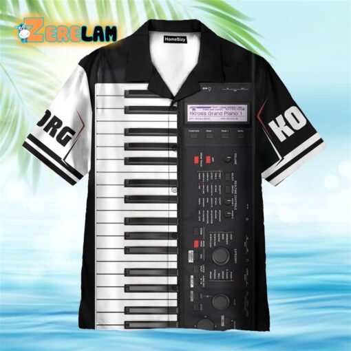 Keyboard Piano Hawaiian Shirt