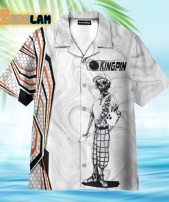 Kingpin Bowling Skull Hawaiian Shirt