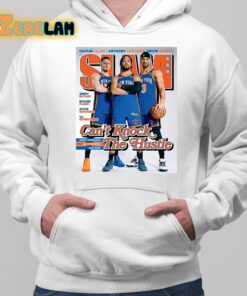 Knicks Donte DiVincenzo Jalen Brunson Josh Hart Slam Shirt 2 1