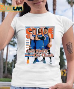 Knicks Donte DiVincenzo Jalen Brunson Josh Hart Slam Shirt 6 1