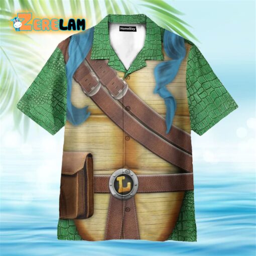 Leonardo Teenage Mutant Ninja Turtles Movie Cosplay Hawaiian Shirt