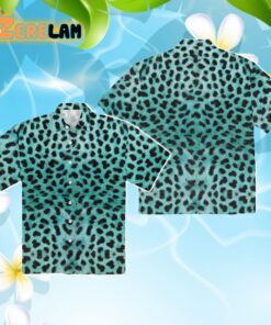 Leopard Print Mens Hawaiian Shirt