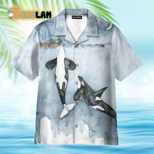 Let Orca Kiss You Hawaiian Shirt