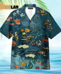 Life In Blue Ocean Funny Hawaiian Shirt