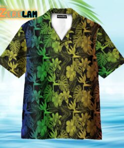 Light Colorful Tropical Hawaiian Shirt