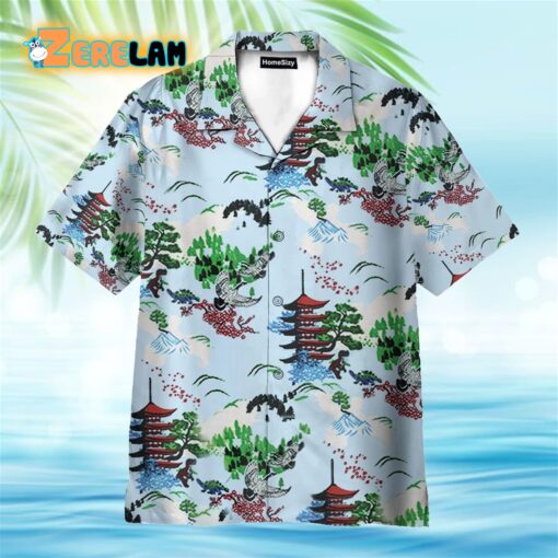 Loot Crate Firefly Mountain Pattern Hawaiian Shirt