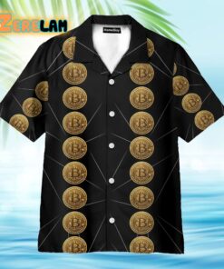 Luxury Golden Bitcoin Hawaiian Shirt