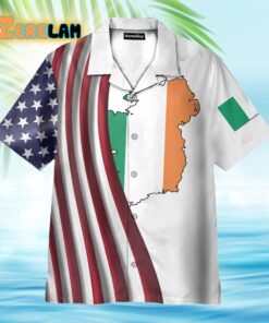 Made In America With Irish Parts Hawaiian Shirt