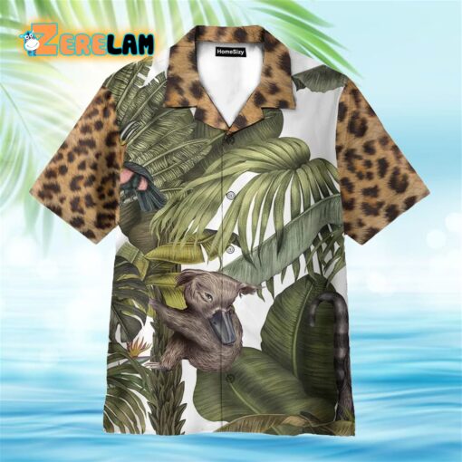 Magical Jungle With Leopard Skin Hawaiian Shirt