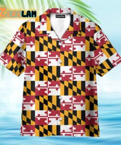 Maryland Flag Hawaiian Shirt