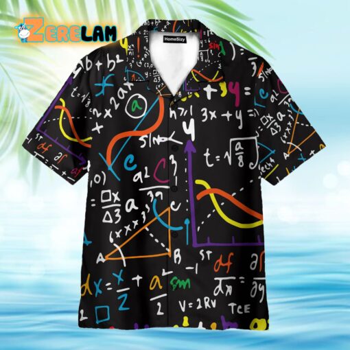 Math Teacher Seamless Mathematics Style Hawaiian Shirt