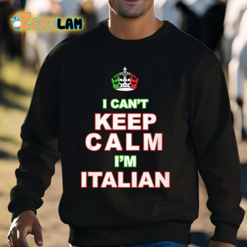 ‘Merican AF I Can’t Keep Calm I’m Italian Shirt