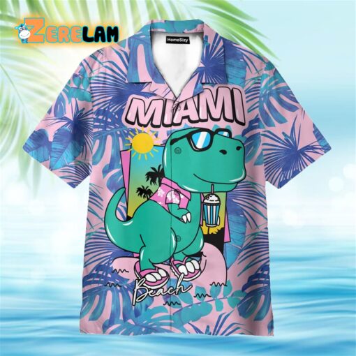 Miami South Beach Cool Funny Hawaiian Shirt