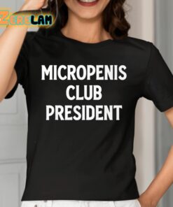 Micropenis Club President Shirt 2 1