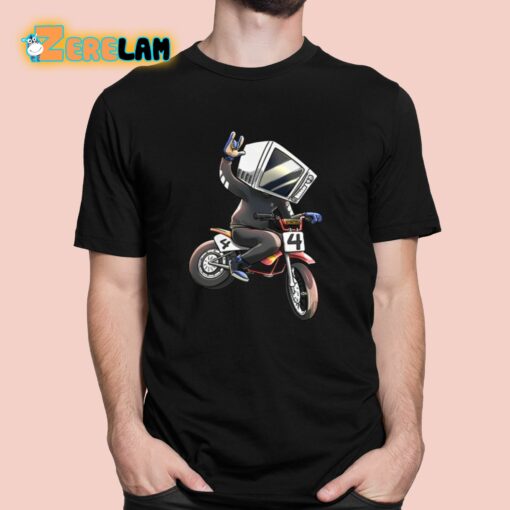 Microwave Man Bike Shirt