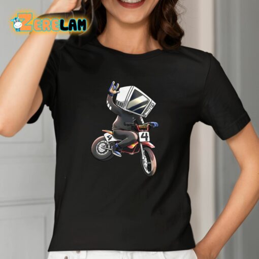 Microwave Man Bike Shirt