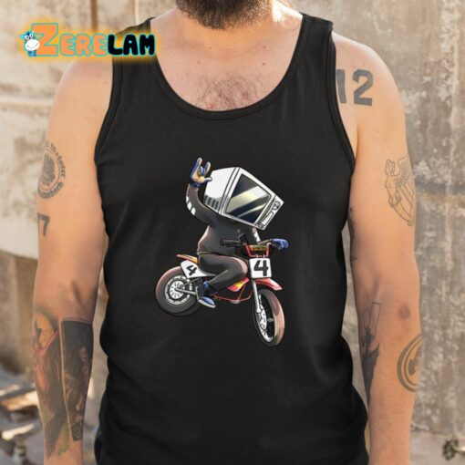 Microwave Man Bike Shirt