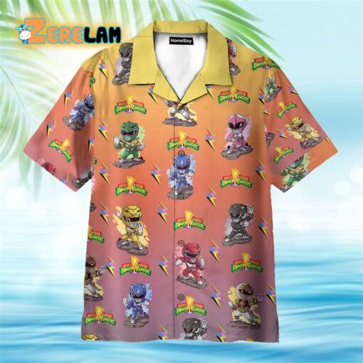 Mighty Morphin Power Rangers Movie Hawaiian Shirt