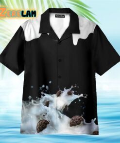 Milk Oreo Cookies Cosplay Costume Hawaiian Shirt