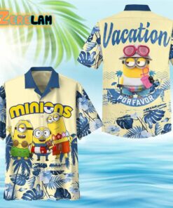 Minions Vacation Por Favor Hawaiian Shirt