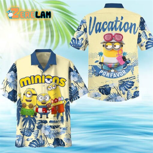 Minions Vacation Por Favor Hawaiian Shirt