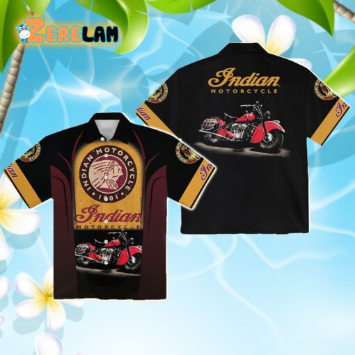 Motorcycle Indian Hawaiian Shirt