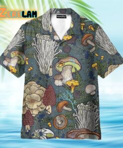 Mushroom Tropical Pattern Hawaiian Shirt