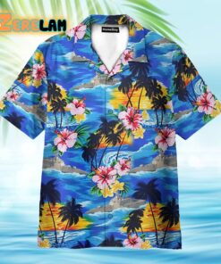 Navy Us Ship Hawaiian Shirt