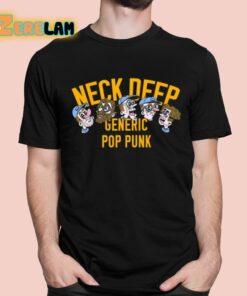Neck Deep Generic Pop Punk Cartoon Faces Us Shirt