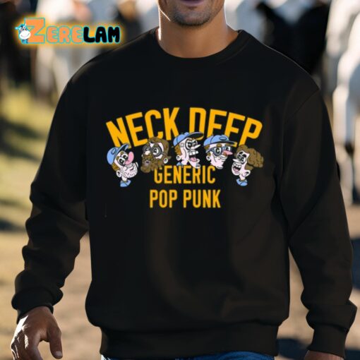 Neck Deep Generic Pop Punk Cartoon Faces Us Shirt