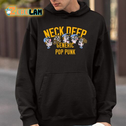 Neck Deep Generic Pop Punk Cartoon Faces Us Shirt