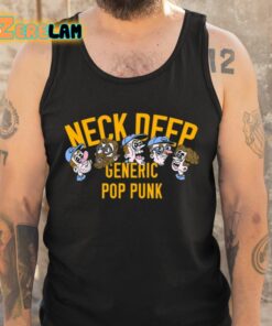 Neck Deep Generic Pop Punk Cartoon Faces Us Shirt 5 1