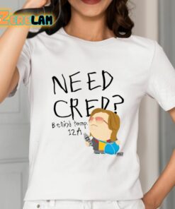 Need Cred Behind Temp 12A Shirt 2 1