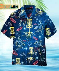 Neon Disc Golf Aloha Hawaiian Shirt