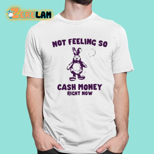 Not Feeling So Cash Money Right Now Shirt