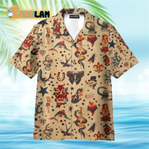 Old School Tattoo Summer Hawaiian Shirt